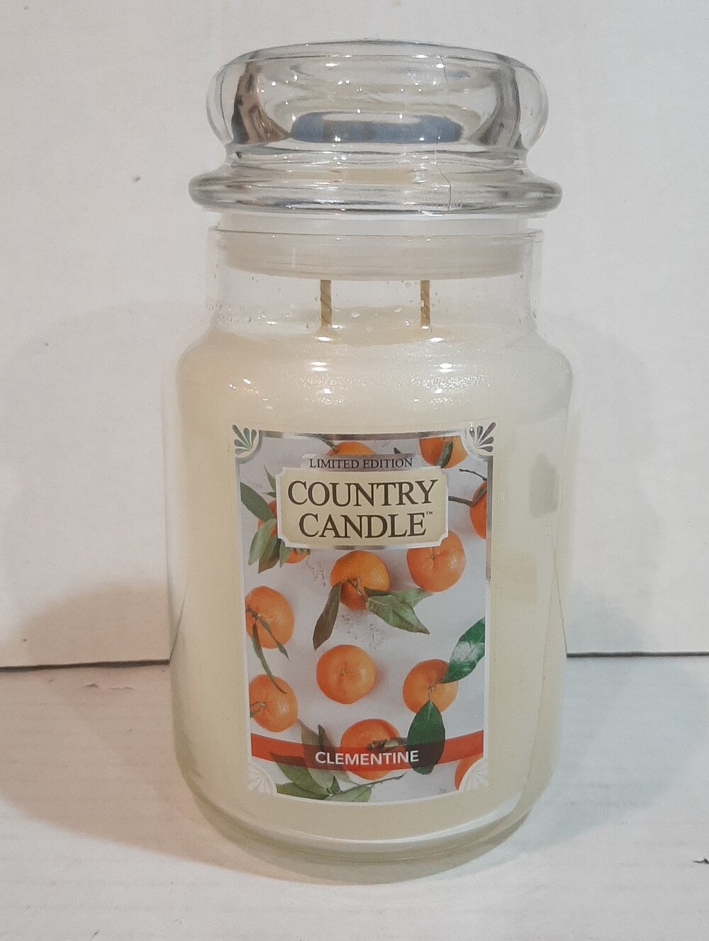 Kringle Candle Company Limited Edition Country Candle Clementine Scent Unburned